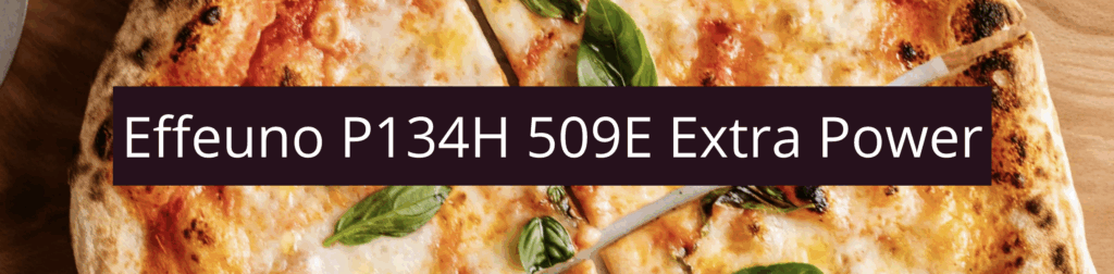 Effeuno P134H 509E Extra Power - pizzaovn